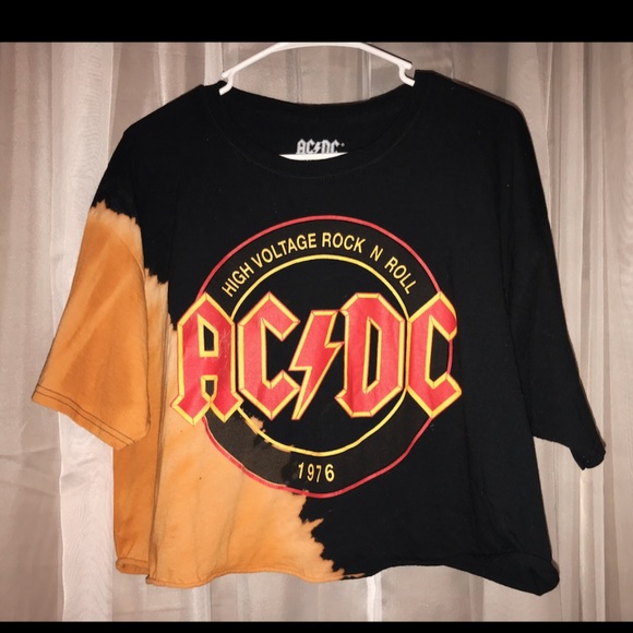 AC/DC Cropped Tee - Picture 1 of 1